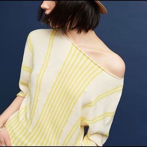 Anthropologie Moth Women’s Sweater Palma Dolman Sleeve Boat Neck Small- nwot